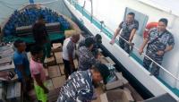  Lantamal Amankan Kapal Penyelundup Sembako Ilegal dari Singapura